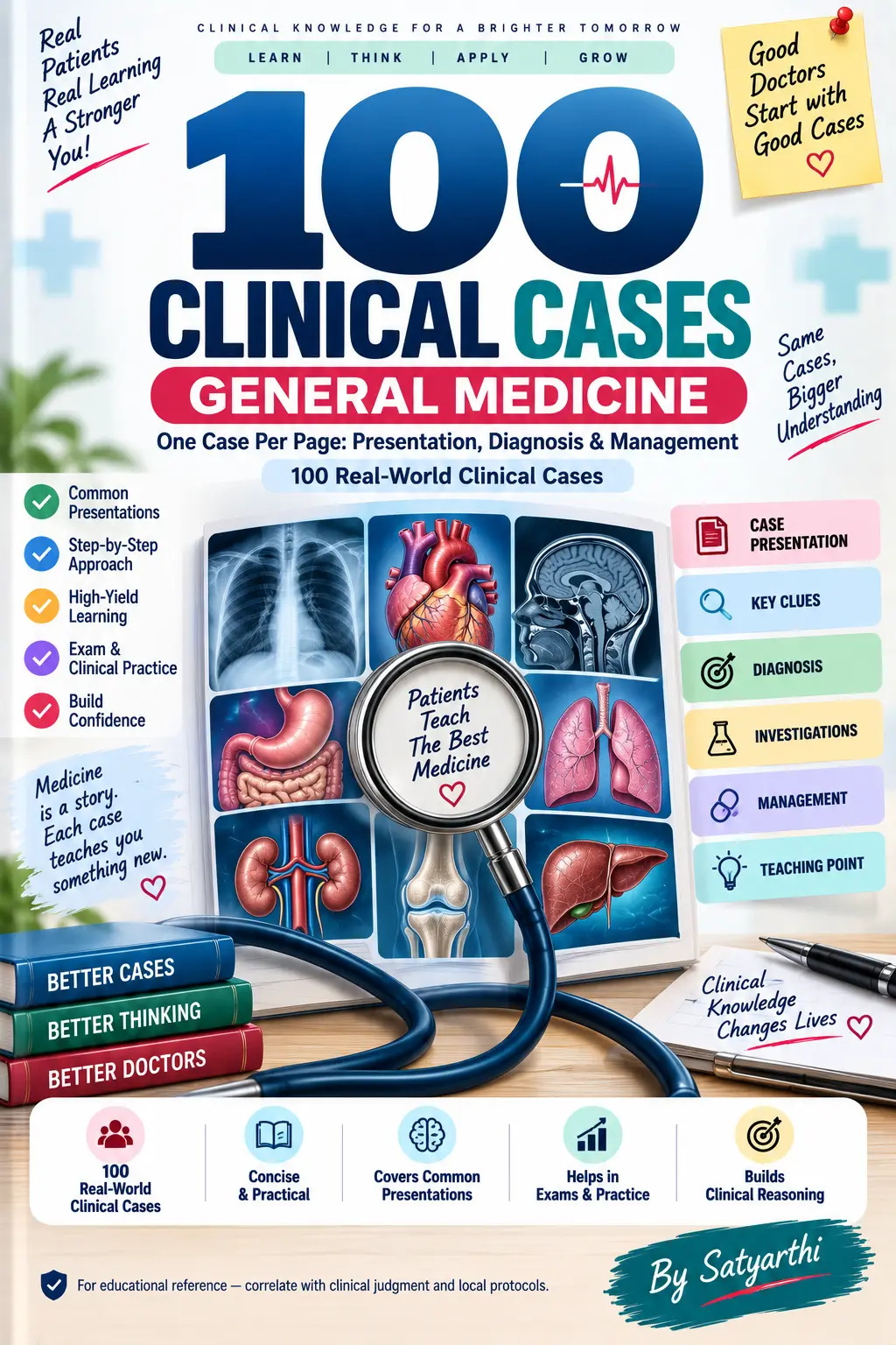 100 Real Clinical Cases with General Medicine